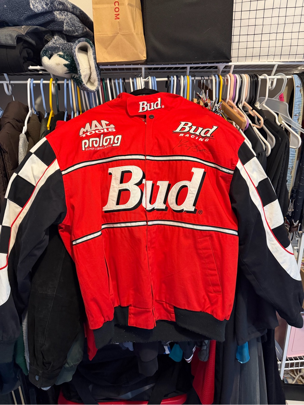 Vintage Budweiser Nascar Jacket